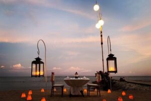 ホテルニッコーバリ ベノアビーチロマンティックディナー